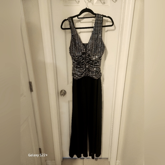Jumpsuit with Sequence - Picture 2 of 5